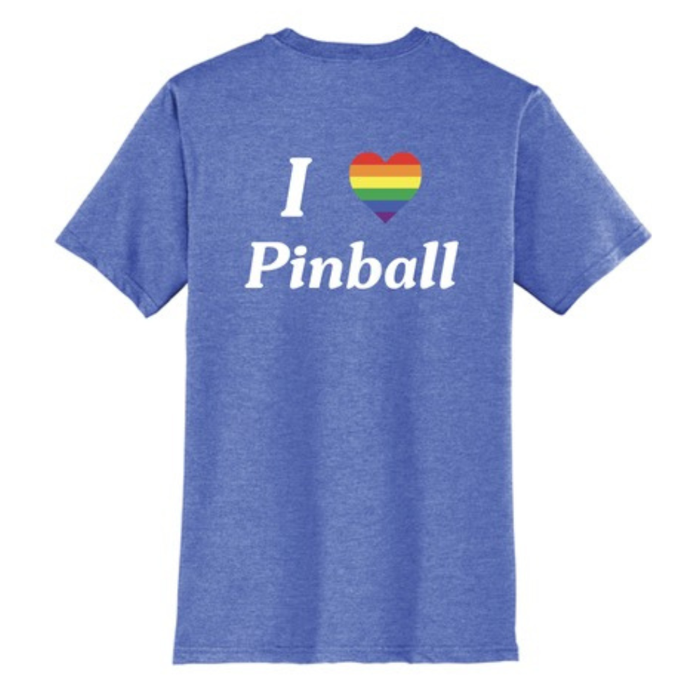 Hometown Arcade Blue ❤️Pinball Shirts